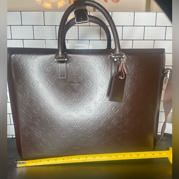 Louis Vuitton Ricky Monogram Glacé Deep Brown Carry-On - Picture 2 of 8